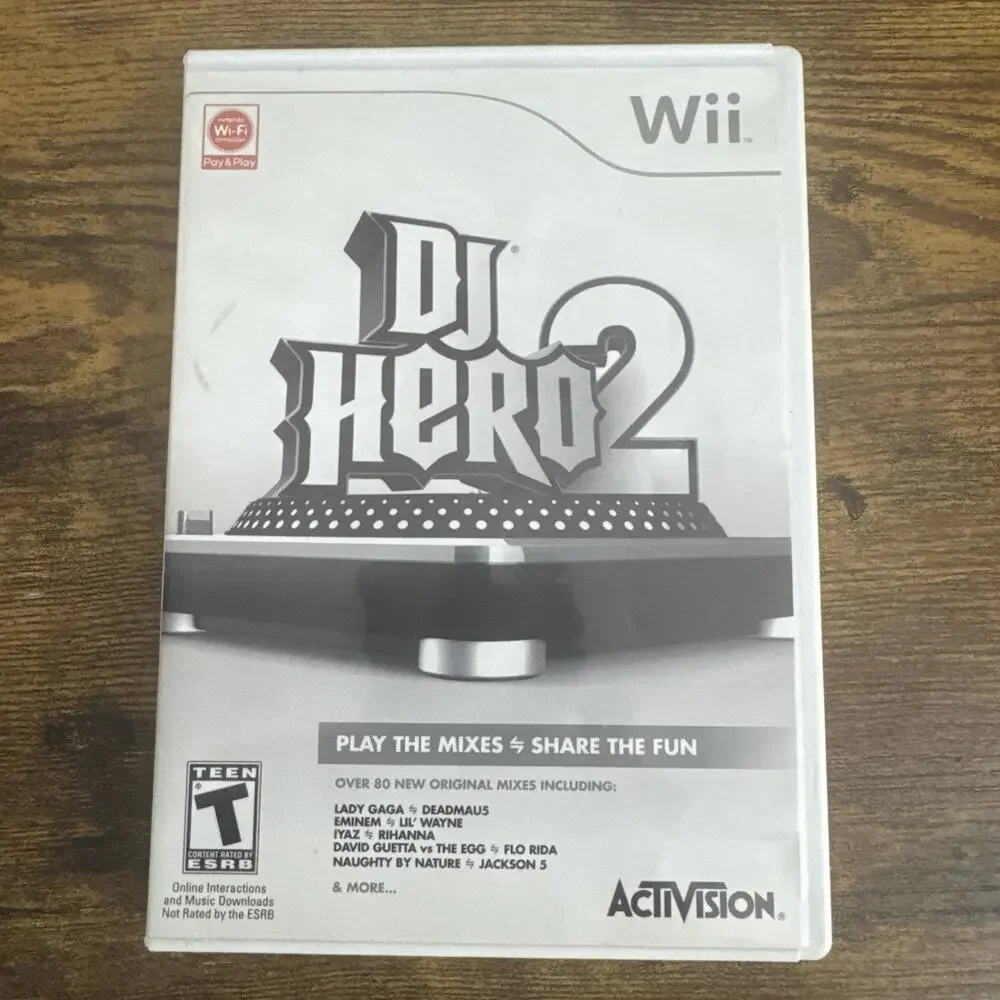 DJ Hero 2 (Nintendo Wii, 2010) CIB and Tested